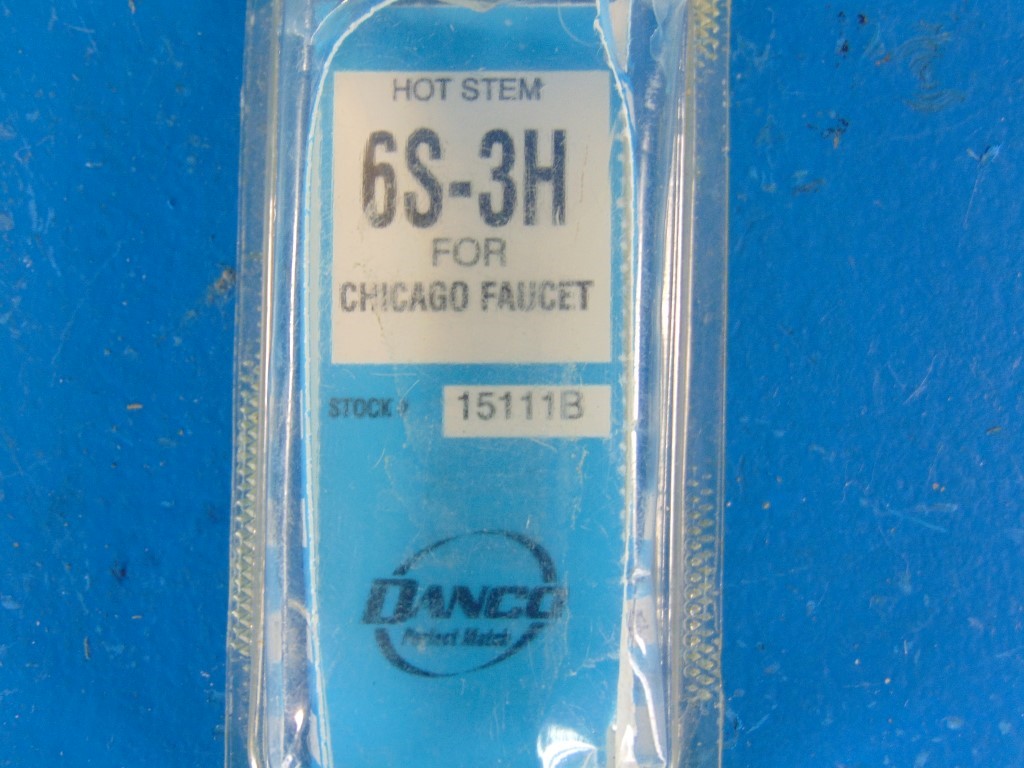 NEW NOS Danco Hot Stem 6S-3H for Chicago Faucet Plumbing Repair Kit