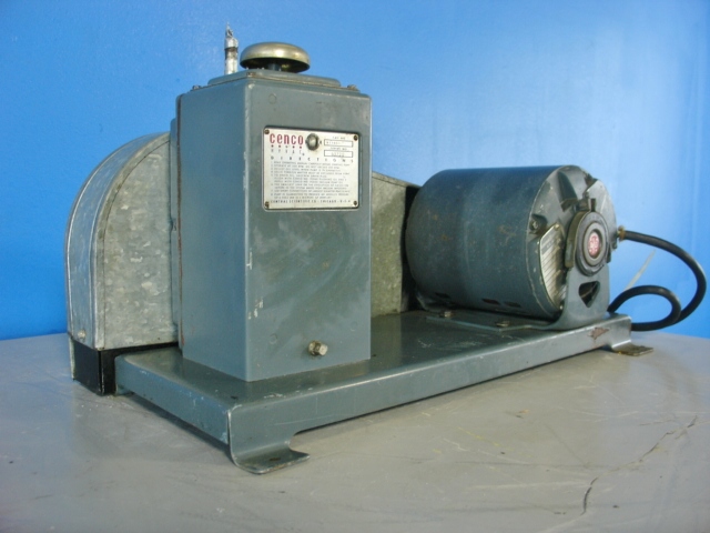 Cenco 91105 HiVac Vacuum Pump with 1/4HP General Electric Motor