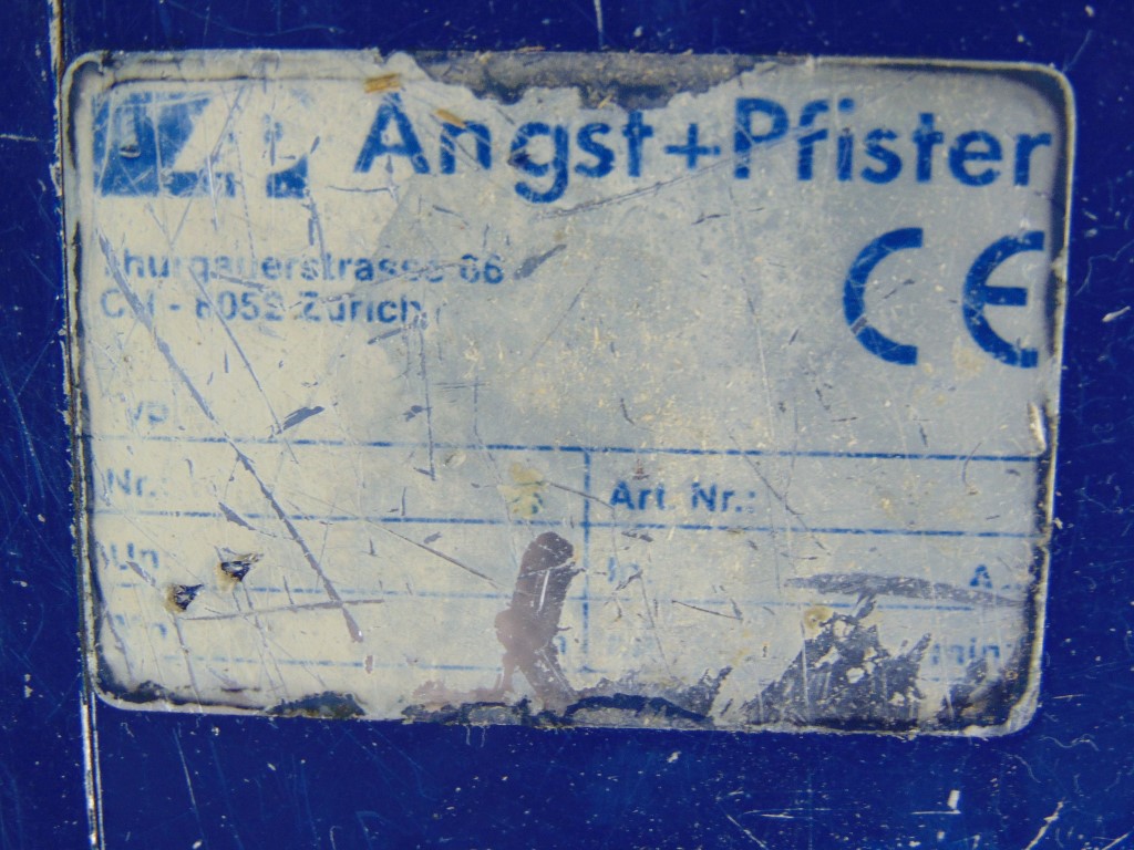 ANGST PFISTER CH-8052 Servo motor