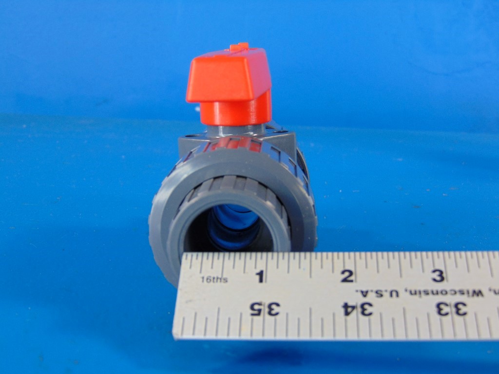 Proflo PFTUBVF PVC Double Union Ball Valve  3/4" 