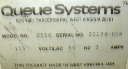 QUEUE 2110 CO2 Incubator w/ manual & Nuaire NU-1558 air pump