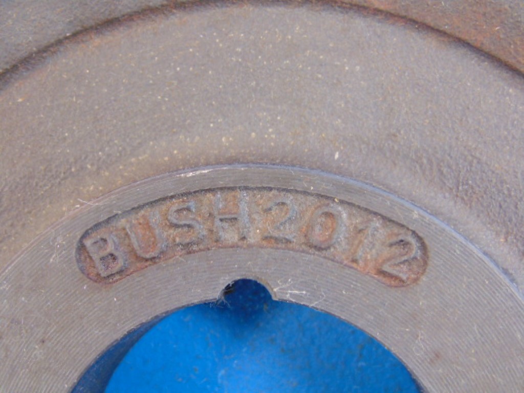 2012 BUSH SPA 200 8" V-Belt Pully sheave 3" shaft