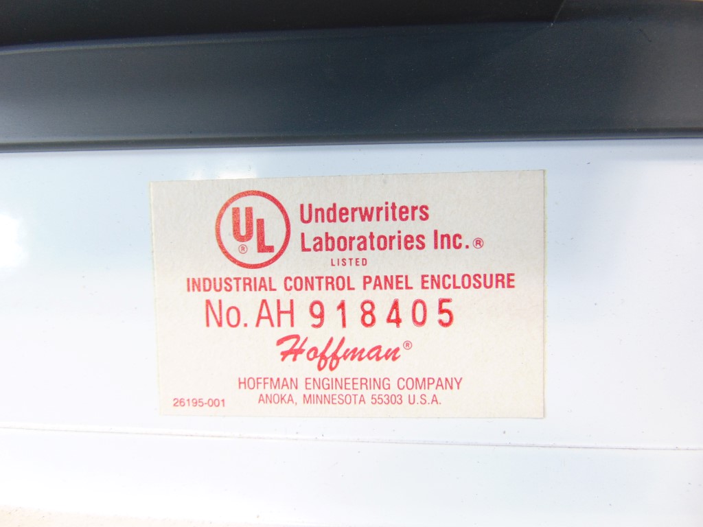 HOFFMAN AH918405 Power Panel TYPE 1 ENCLOSURE 13.5" x 31.5" x 38.5"