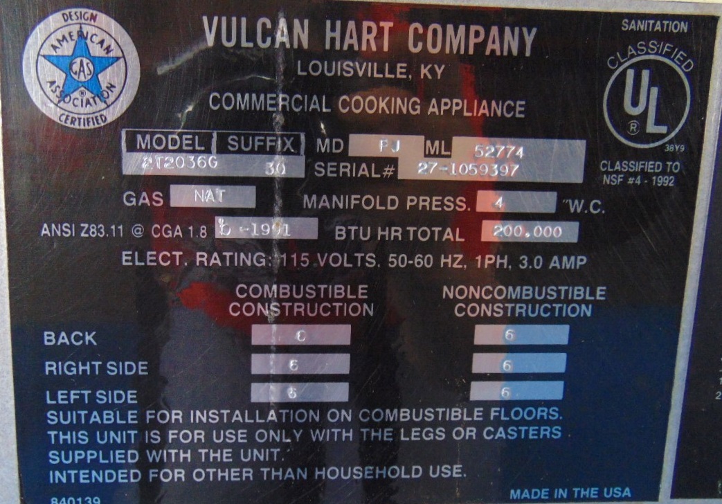 Vulcan 2T2036G Two 24 Quart Jacketed Tilting Kettle on Gas Boiler Base