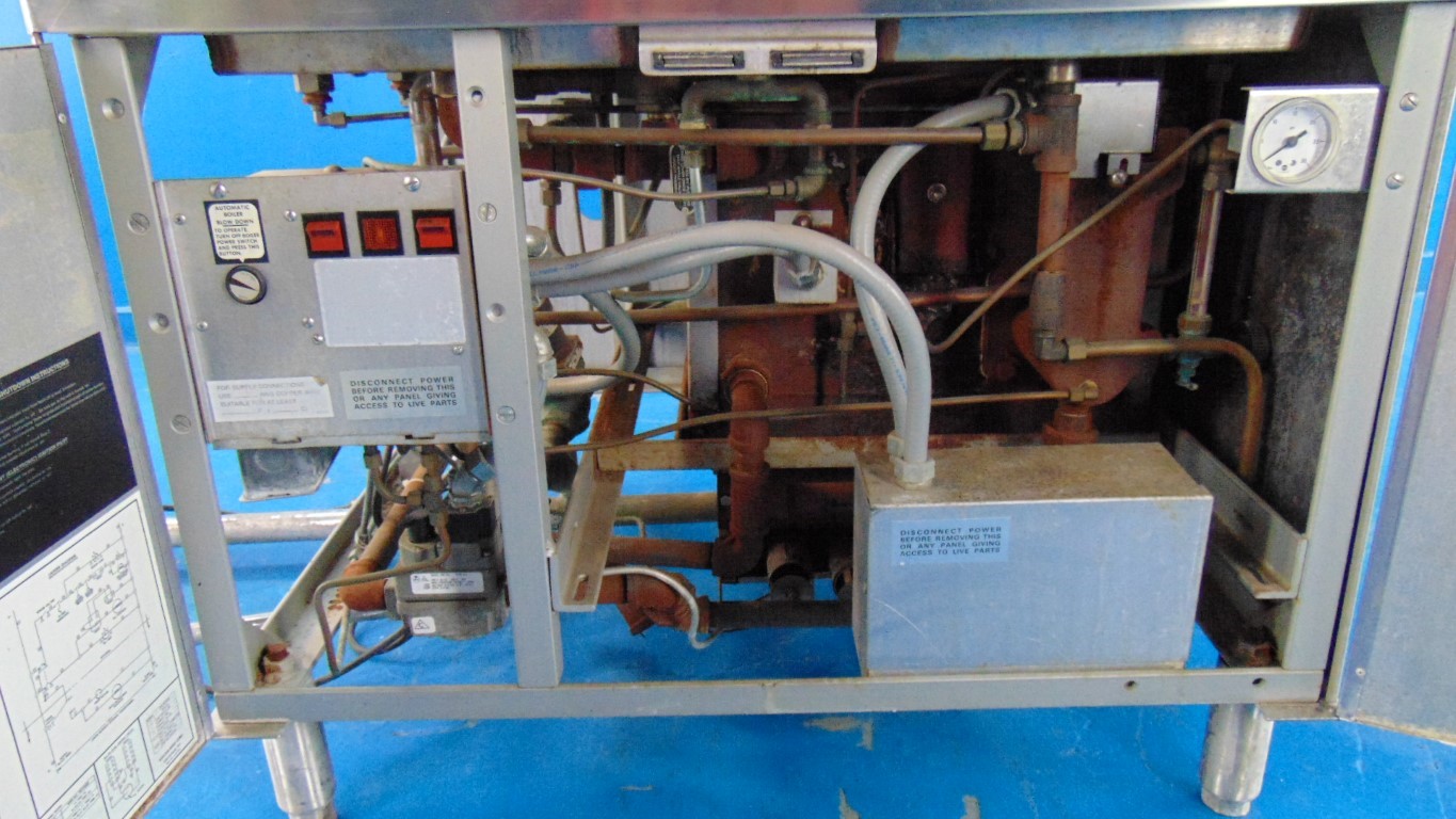 Vulcan 2T2036G - Two 24-Quart Jacketed Tilting Kettle - Gas Boiler Base - Commercial Kitchen Equipment