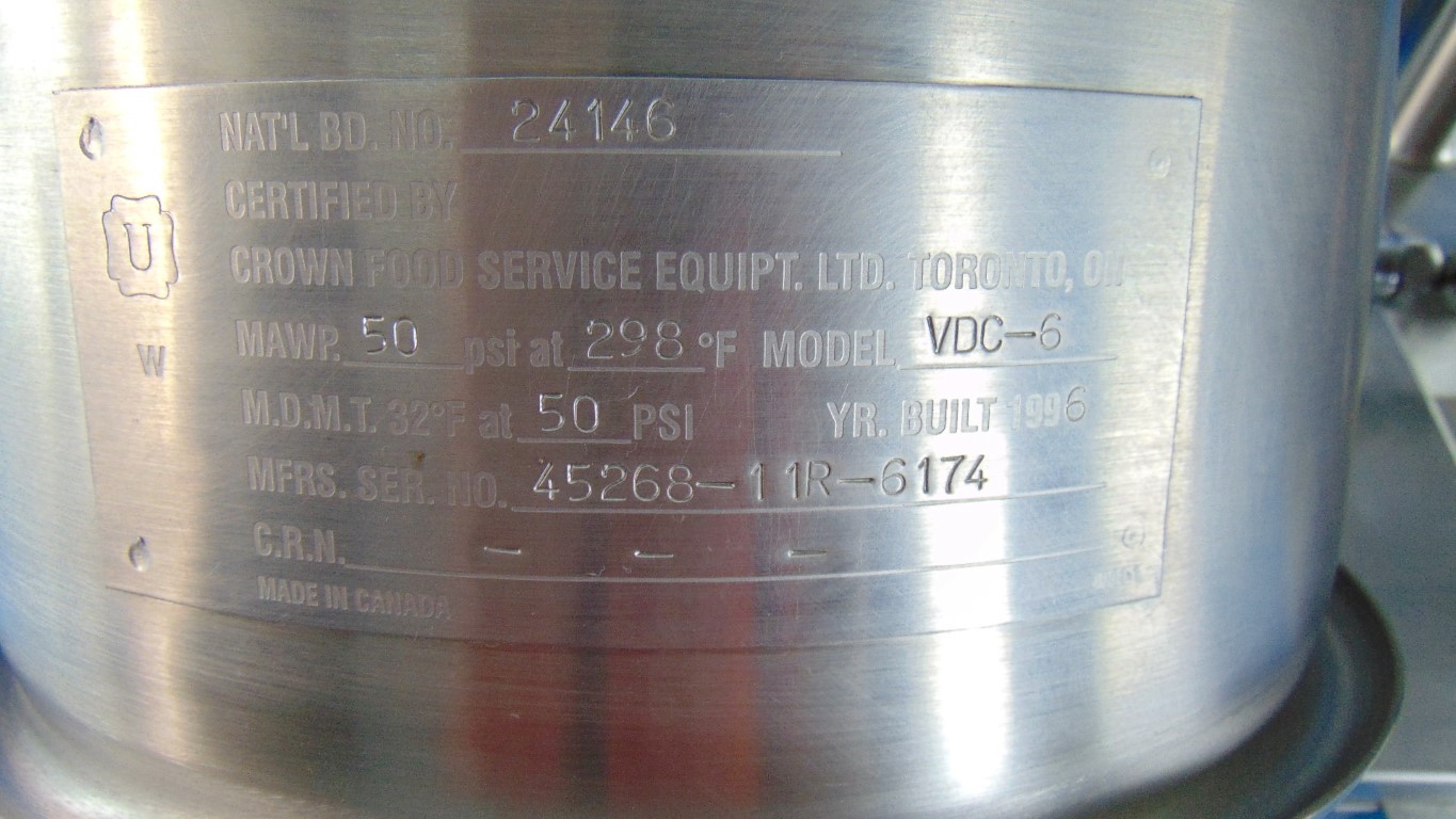 Vulcan 2T2036G - Two 24-Quart Jacketed Tilting Kettle - Gas Boiler Base - Commercial Kitchen Equipment