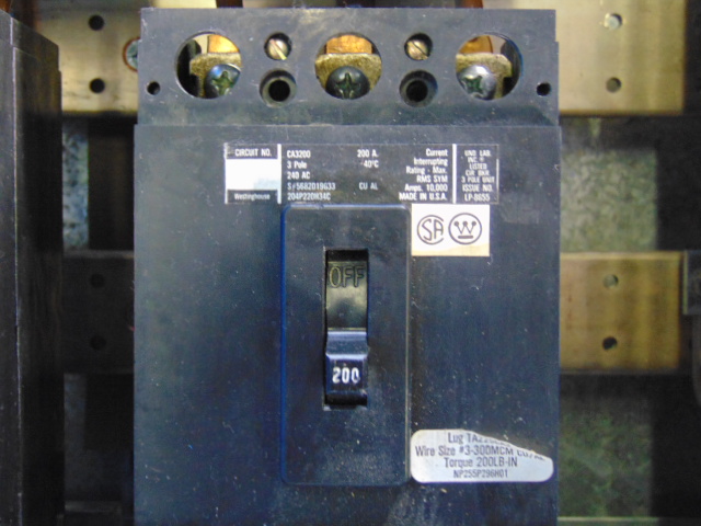 800 Amp Main Breaker Westinghouse Pow-R-line C PRL1 1 800amp + Additional