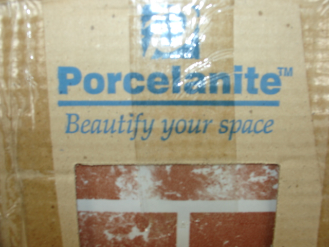 1 Box PORCELANITE RED BRICK CERAMIC TILE 13"x13" Nominal (14pcs 15.86 sqft)
