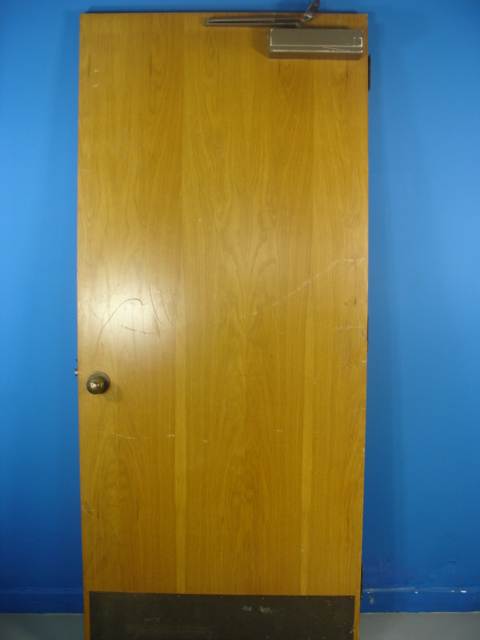 Birch Wood S OFFICE DOOR WITH CLOSE ACTION LEVER