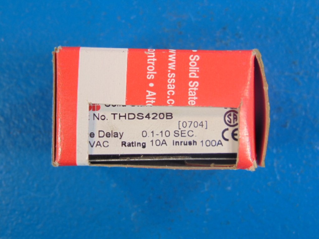 ABB THDS420B SOLID STATE TIMER, 120V 10A 