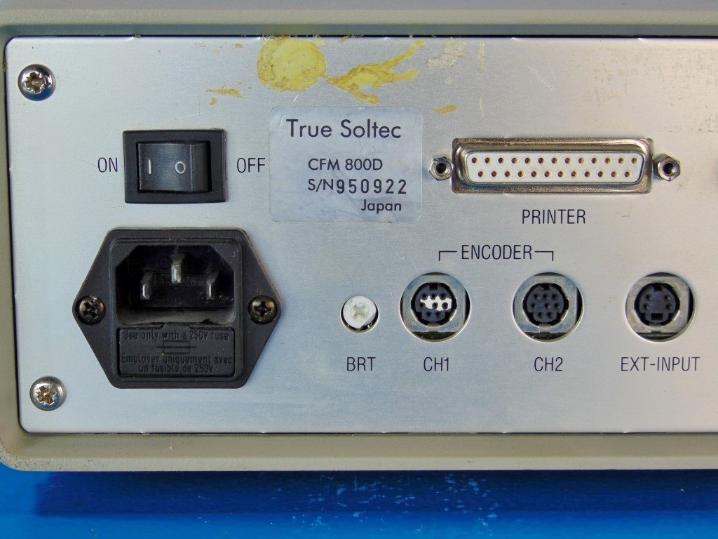 Globaltec True Soltec CFM800D CRIMP FORCE MONITOR 