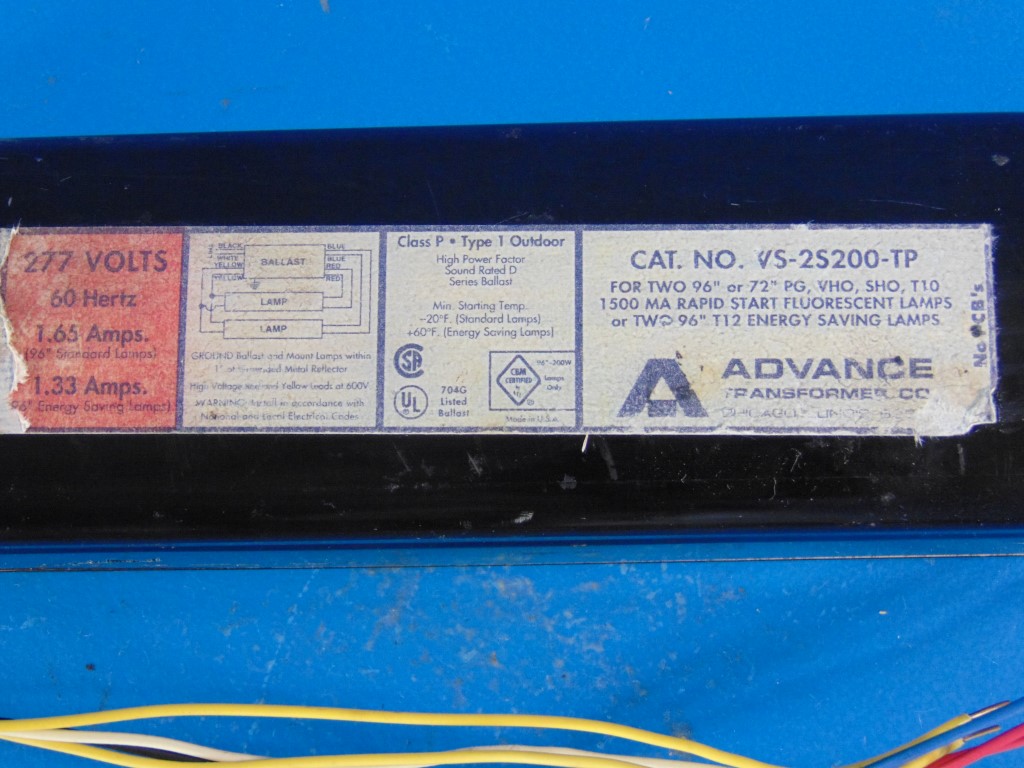 Phillips ADVANCE VS-2S200-TP Ballast