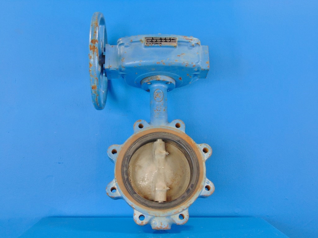 DeZURIK 9128127 8" CI 175 CWP Butterfly Valve 216 Shaft SST Disc