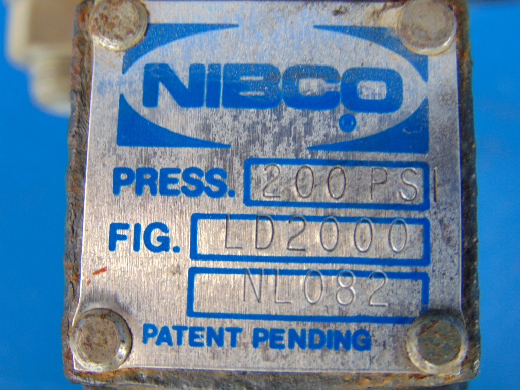 NIBCO LD2000 NL082 200 PSI 5"Lug Style Butterfly Valve No Handle