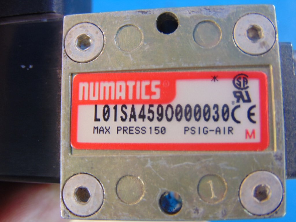 NUMATICS 237-961B SOLENOID VALVE 150PSI