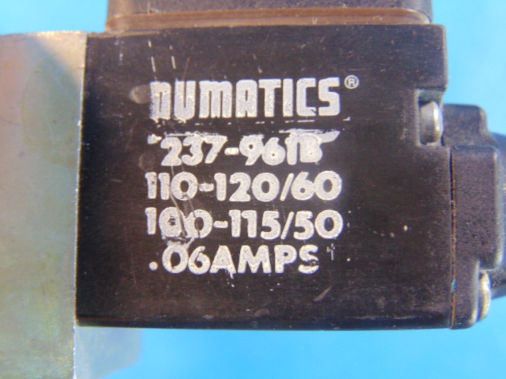 NUMATICS 237-961B SOLENOID VALVE 150PSI