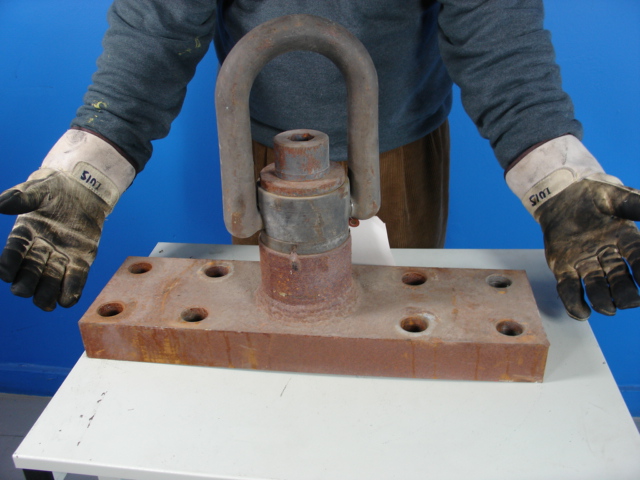 25,000 LB Screw-On Hoist Ring Millwright Lifting Eye