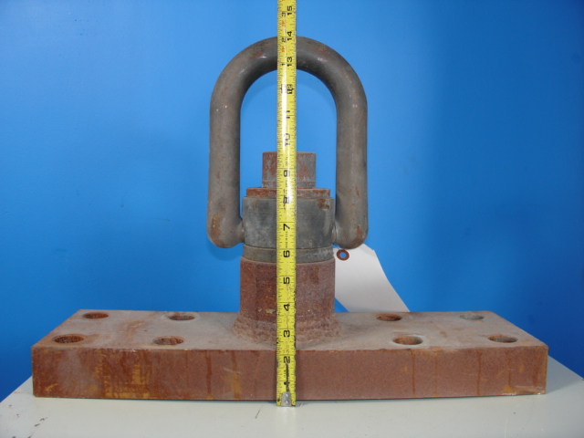 25,000 LB Screw-On Hoist Ring Millwright Lifting Eye