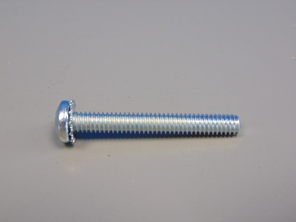 SEMS Screws 1/4-20 x 2" Phillips Pan Head External Tooth Lock Washer Zinc (100)