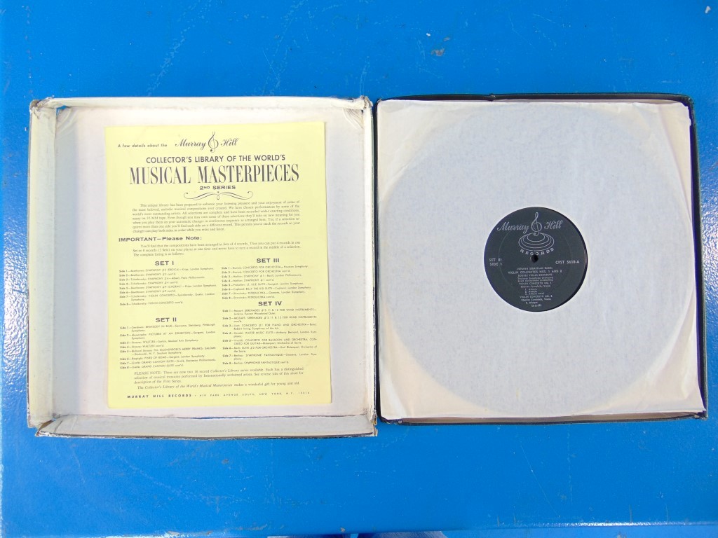 Basic library of worlds greatest music 1-12 & 8 assorted vinyl recordings