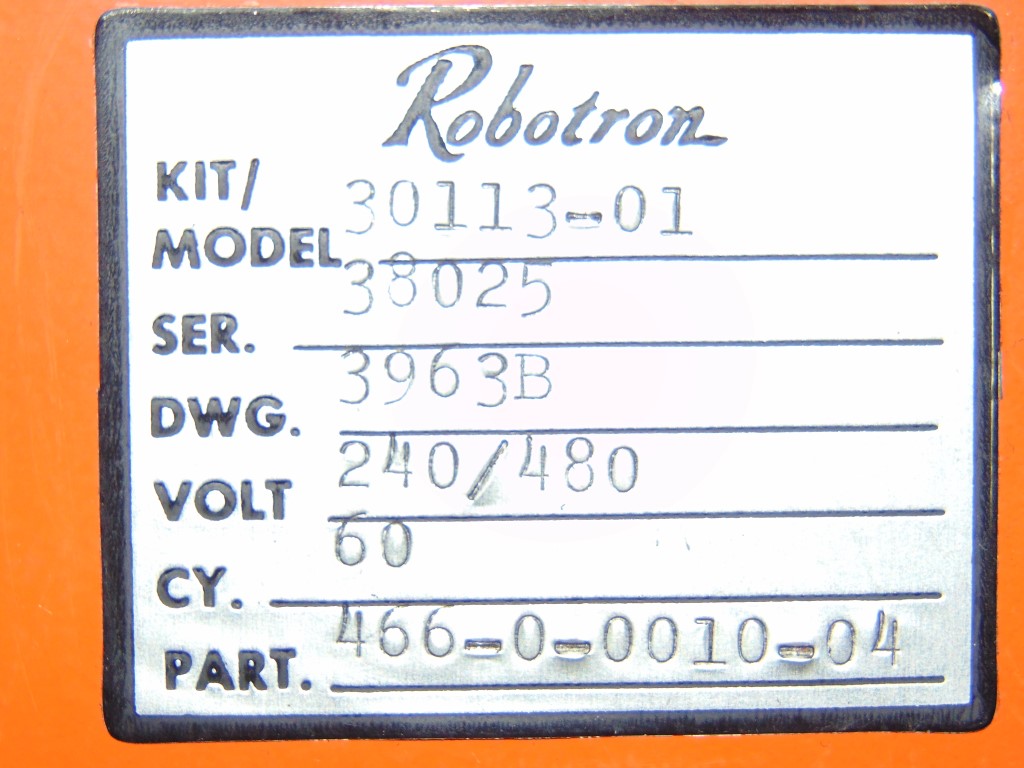 Robotron 38025 Spot Welder Press Type With  Controller- Parts Only