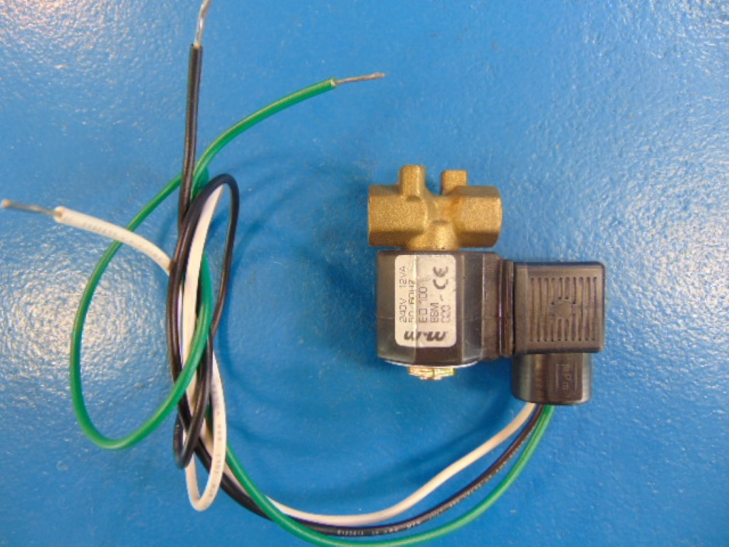 D249 2-way solenoid valve, G 1/4 ", brass, normally closed