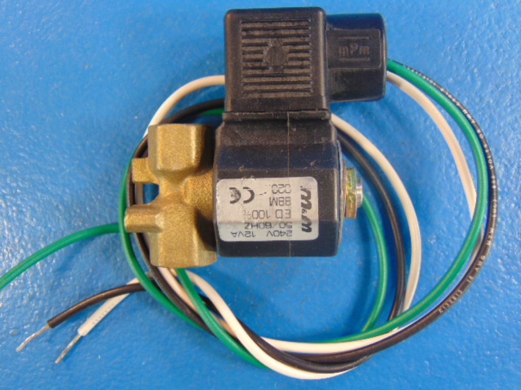 D249 2-way solenoid valve, G 1/4 ", brass, normally closed