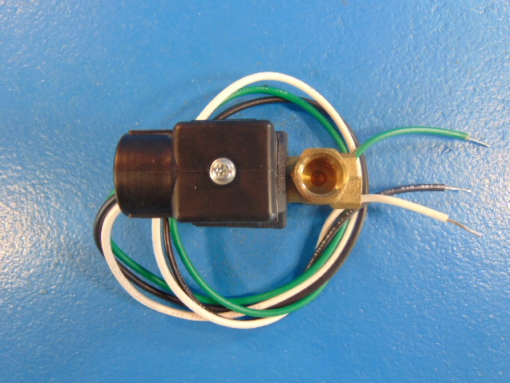 D249 2-way solenoid valve, G 1/4 ", brass, normally closed