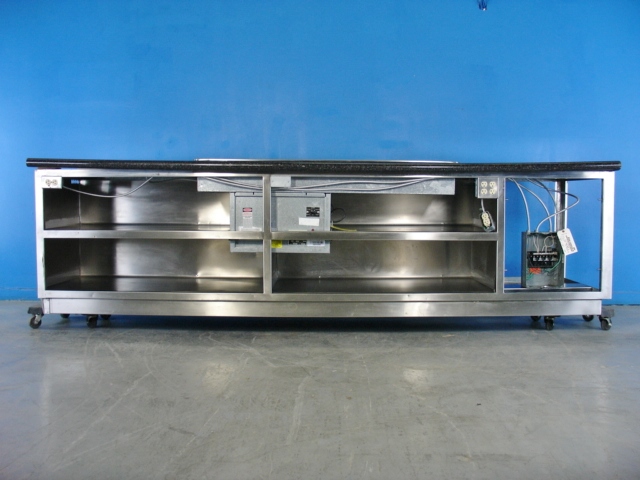 Atlas Metal Industries 10' Cold Food Buffet Serving Line with Corian Top WCM-C-4