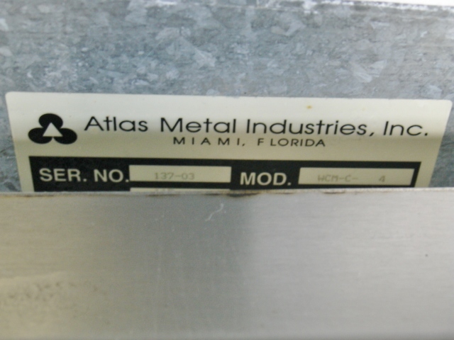 Atlas Metal Industries 10' Cold Food Buffet Serving Line with Corian Top WCM-C-4