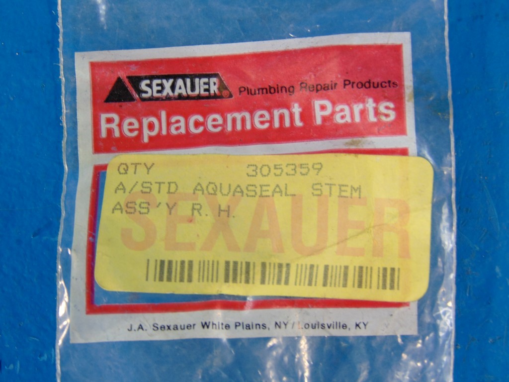 Sexauer 305359 A/STD Aquaseal Stem 