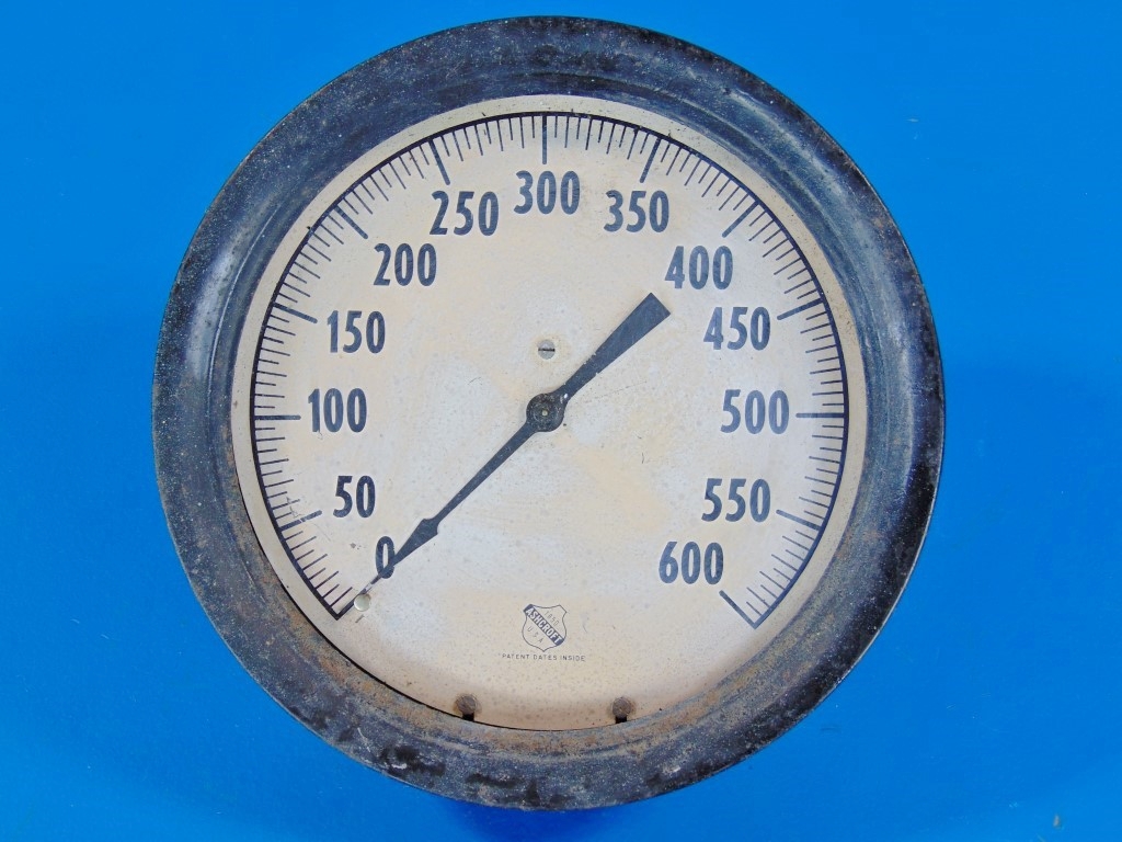 Antique Ashcraft Gauge 0 - 600