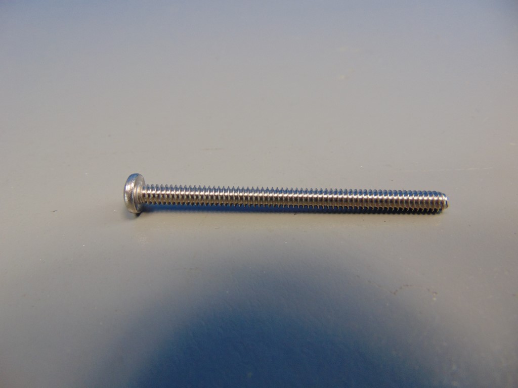 #6-32X2" Machine Screw Pan Head Phillips Stainless  lot of 100