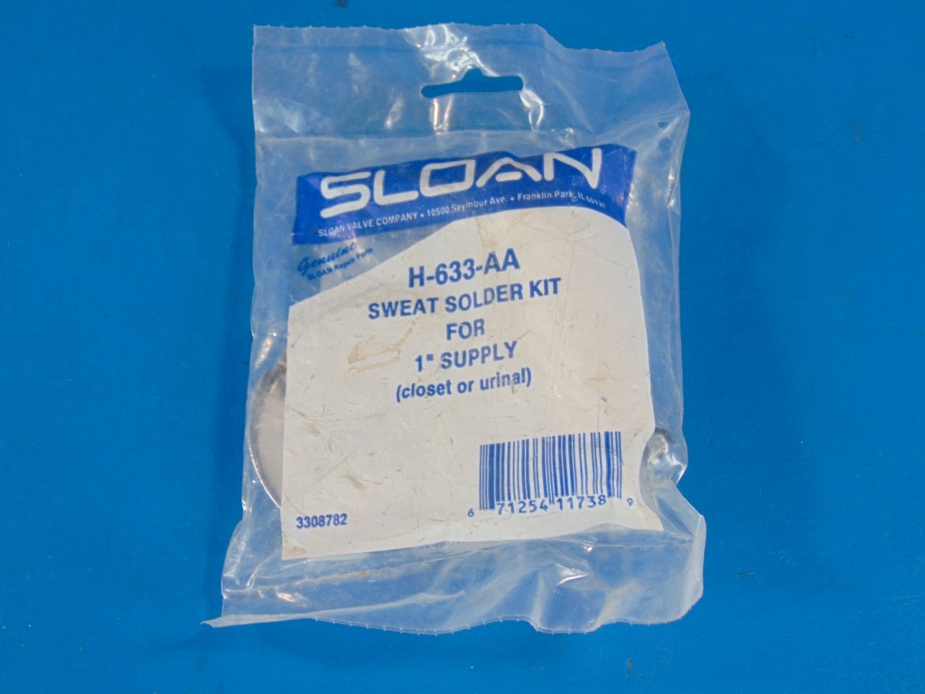 Sloan H-633-AA Sweat Solder Kit for 1"Supply