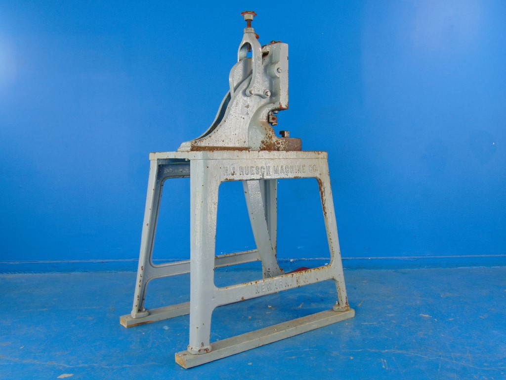 H.J Ruesch Type 7-Ton Heavy Duty Foot Stamping Kick Press, NO 7, Jewelry 