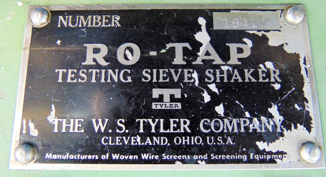 Tyler Ro-Tap Testing Sieve Shaker Number 18411