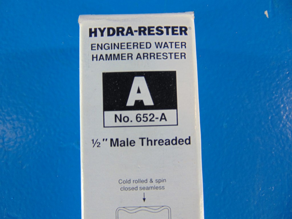 Sioux Chief 652-A Water Hammer Arrester Size A 1/2" Thread MIP Hydra-Rester 