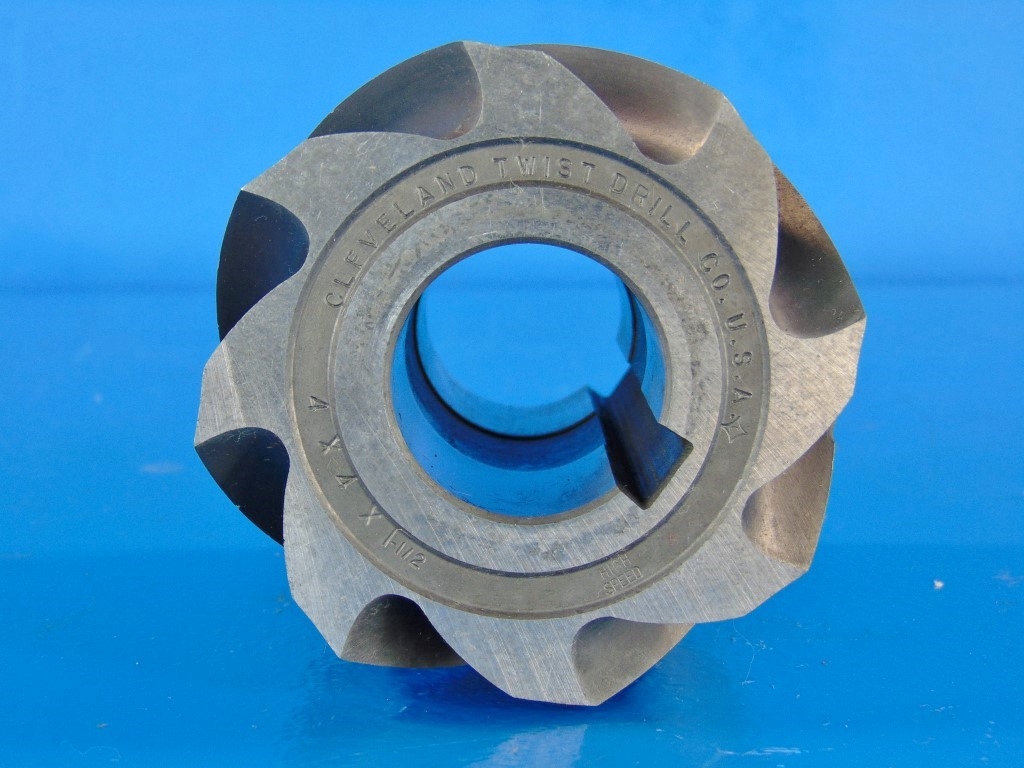 CLEVELAND TWIST DRILL CO. 4" High Speed Side milling Cutter 4"X 4"X 1 1/2" 