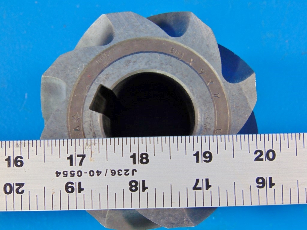 CLEVELAND TWIST DRILL CO. 4" High Speed Side milling Cutter 4"X 4"X 1 1/2" 