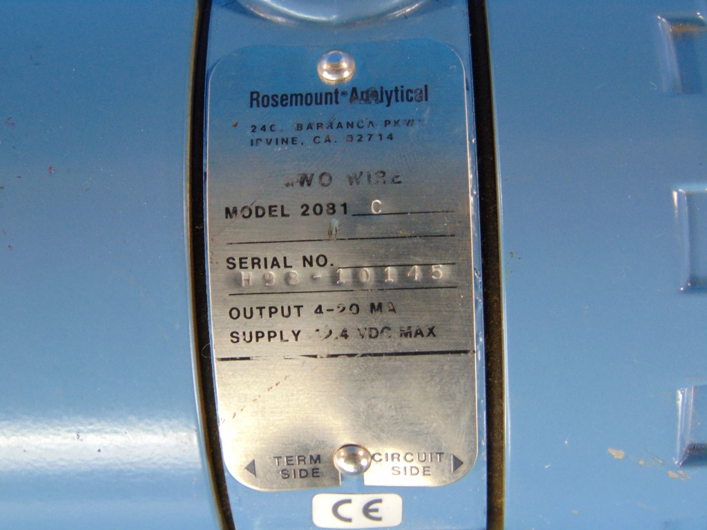 Rosemount Analytical 2081C two wire  Max Analytical Transmitter