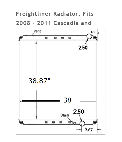 MODINE Radiator 05 26619 004 & A05 26614-044