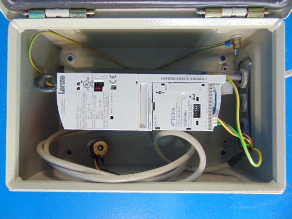 Lenze E82EV7512B VFD AND RITTAL A-1542 Standard Enclosure