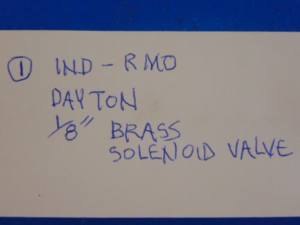 DAYTON W9533BC 2 WAY BRASS Solenoid Valve Body 2 way 1/2"NPT 