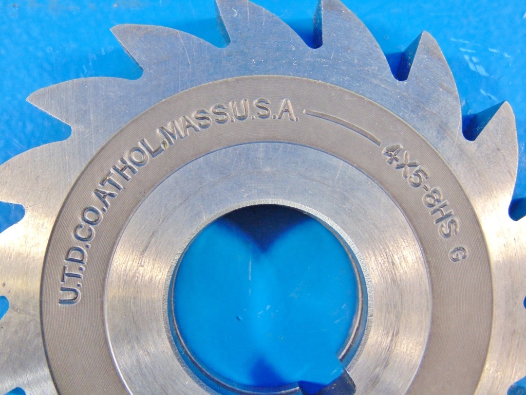 U.T.D.CO 4” x 5/8” HS G Cutter | High-Speed Industrial Metal Cutting Tool