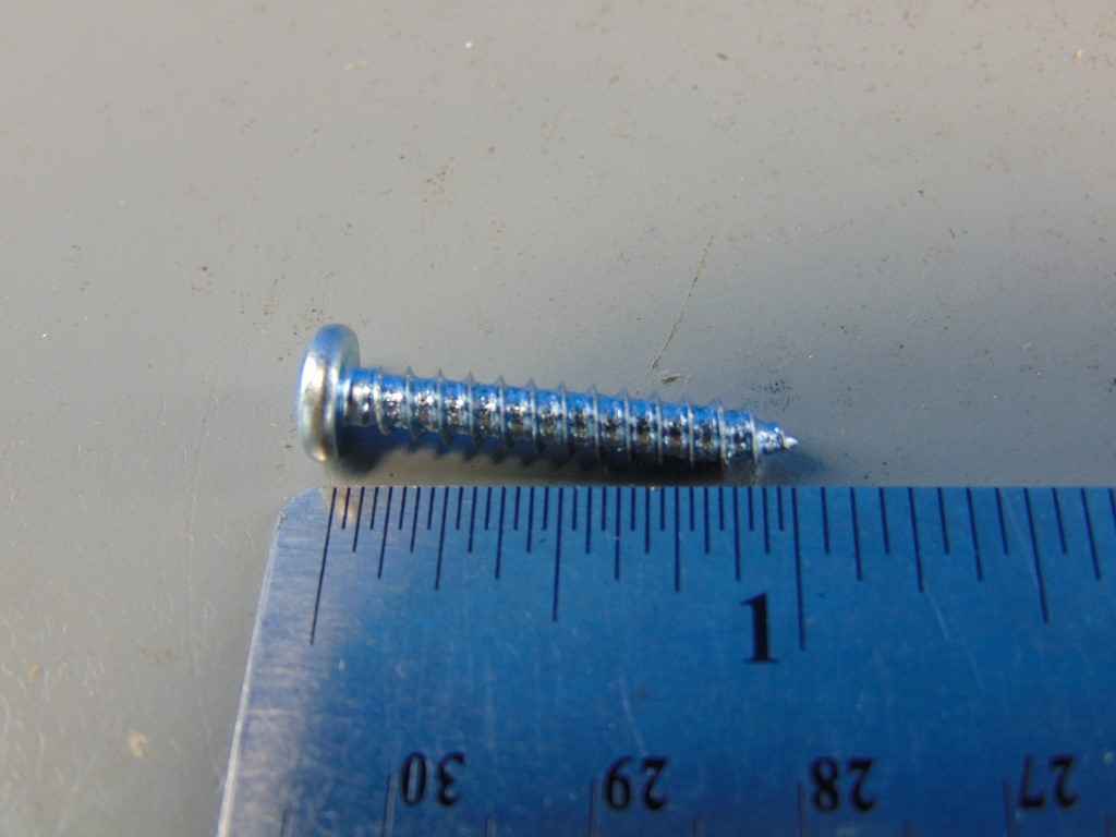 #8 X 1" Sheet Metal Pan Head Phillips Zinc Plated 80  Lots of 100