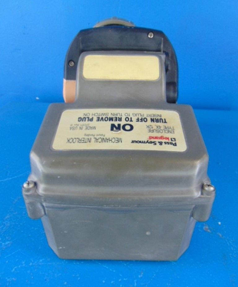 PASS & SEYMOUR PS4100MIR9-W 100AMP 240V 25HP MECHANICAL INTERLOCK
