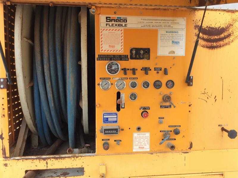 Sreco-Flexible Auger Jetter Machine - Model HV2000SKID - 2056 Hours - Gas Engine