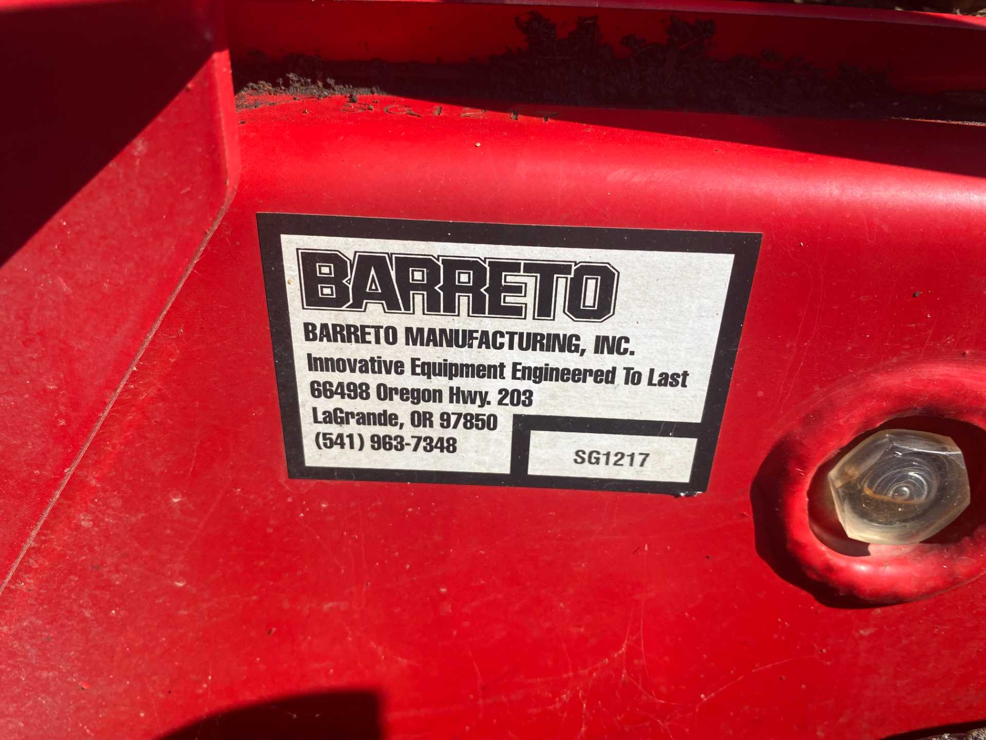 BARRETO SG1217 Walk-Behind Stump Grinder