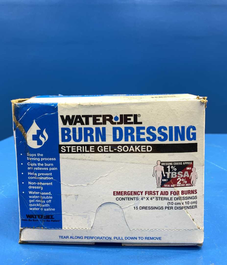 WaterJel 4"x4" Burn Dressing  Sterile Gel-Soaked Item #0404