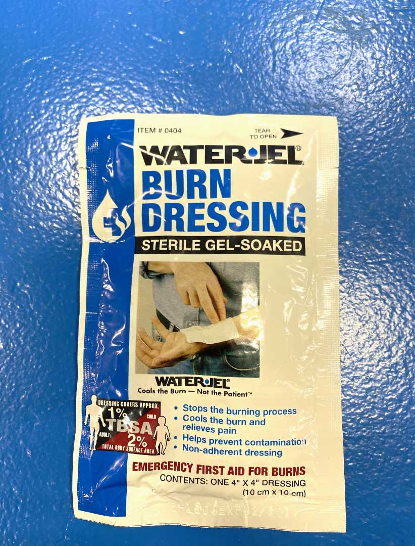 WaterJel 4"x4" Burn Dressing  Sterile Gel-Soaked Item #0404